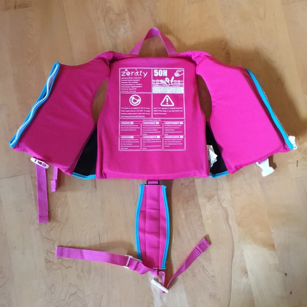 Zeraty Toddler Swim Vest Neoprene Kids Float Jacket Swimming Aid